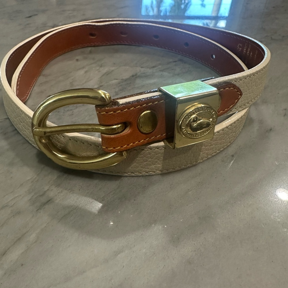 Vintage Dooney & Bourke Leather Women Belt Size S